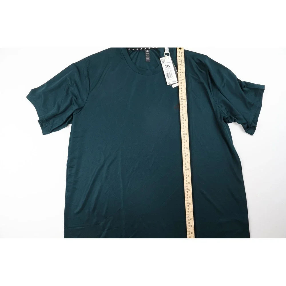 Adidas Shirt TR-ES Base T Aurora Ink Teal Solid 2XL NWT